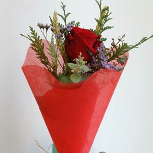 Rosa Roja Individual "Mary Shelley"