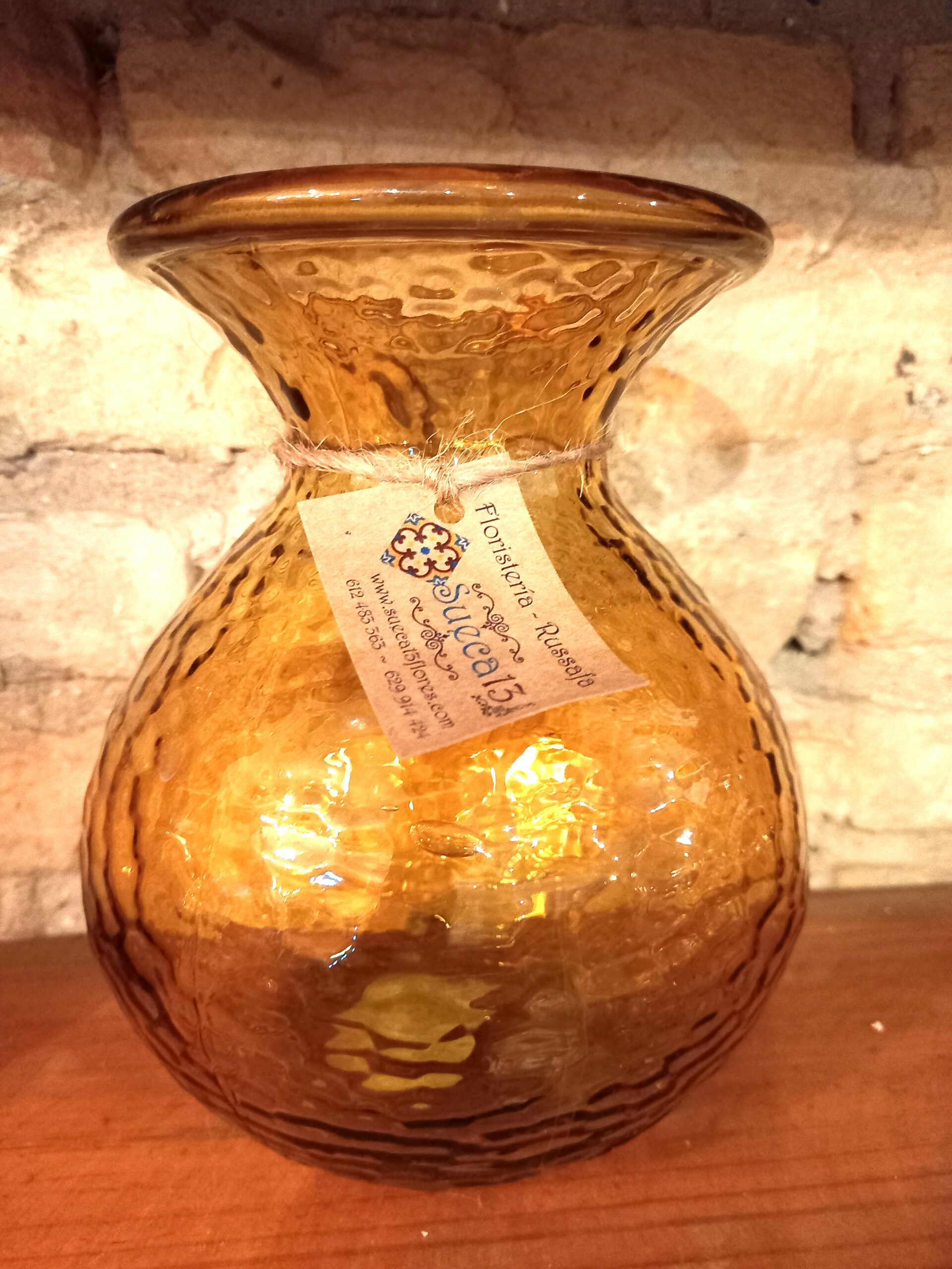 Jarrón Caramel