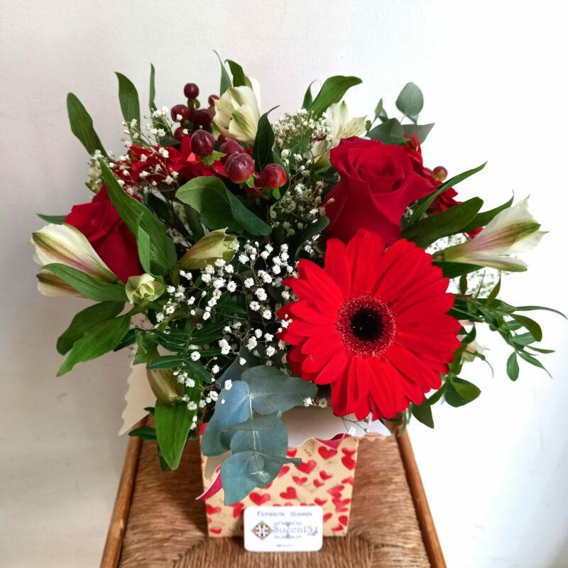 Red Flower Bag