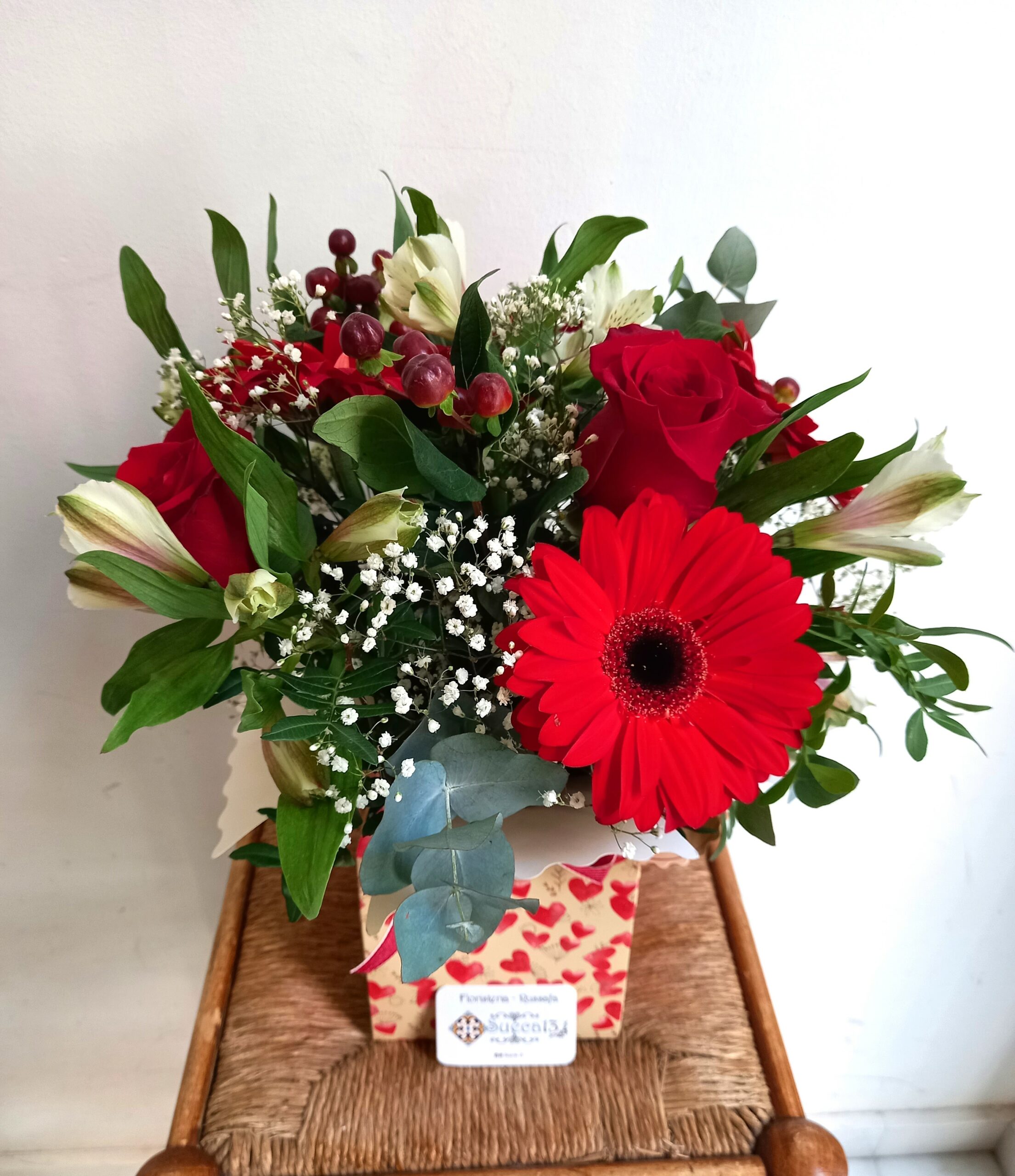 Red Flower Bag