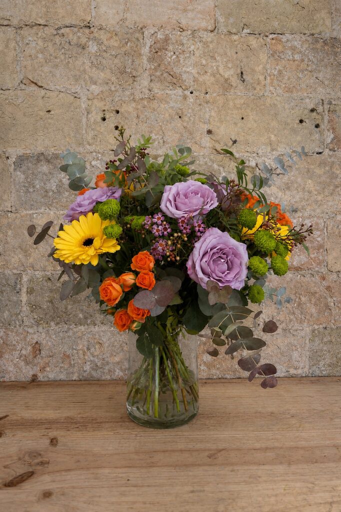 "Let Yourself Be Surprised" Flower Bouquet, Small Size