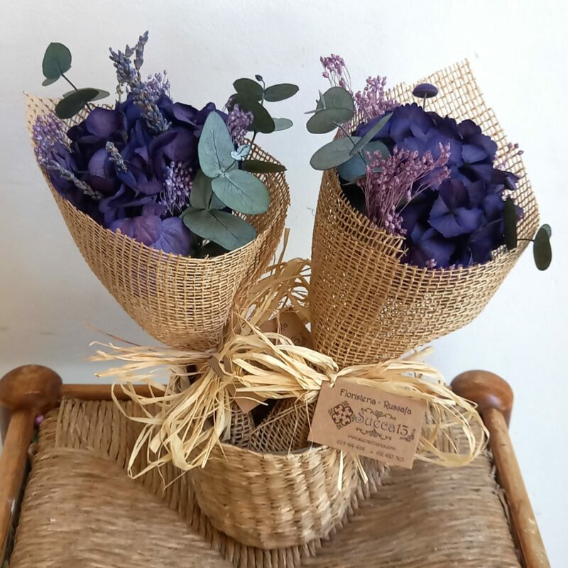 Ramillete de Hortensia Preservada Lilith