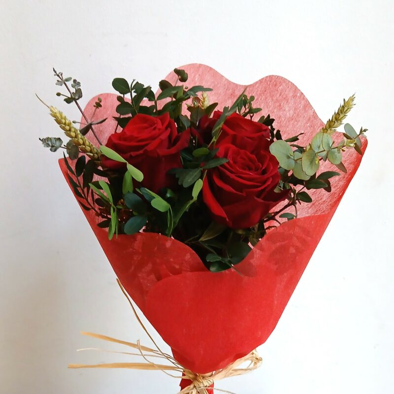 Ramillete de Tres Rosas Sant Jordi