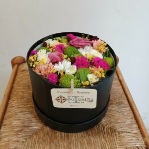 Bombonera de Flores Frescas Pequeña