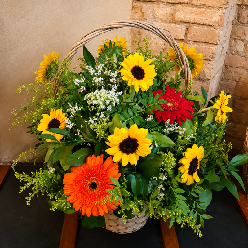 Centros y Cestas de Flores